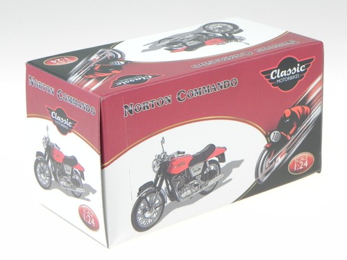 Norton Commando 750 1969 Classic motor bike model 4658103 Atlas 1:24 - Picture 4 of 4