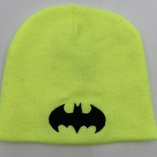 Batman Beanie Youth DC Comics Safety Bright Yellow