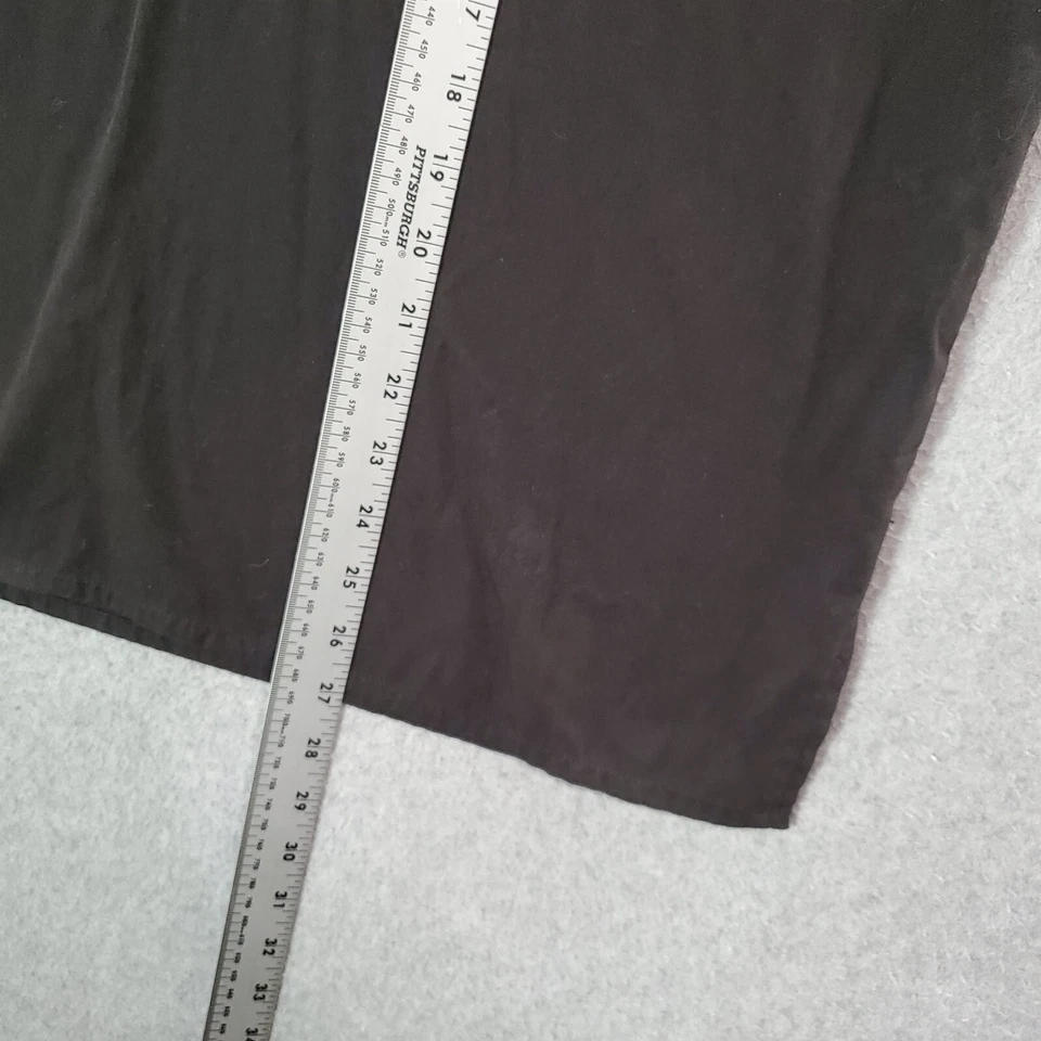 Blusa Médica Carhartt Force Hombre Pequeña Negra Manga Corta Cuello en V Bolsillo Foto 2 de 4