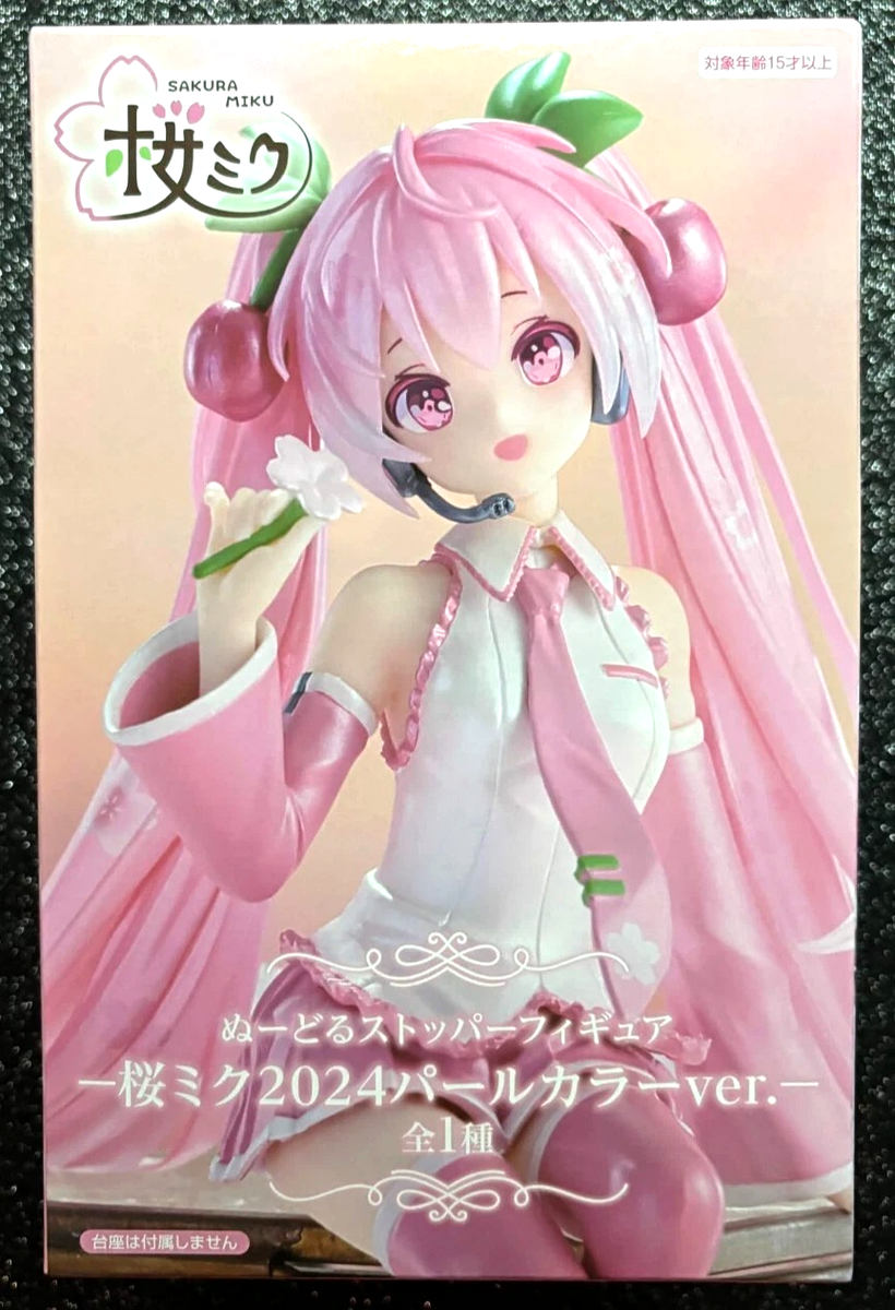Hatsune Miku Sakura Miku (Pearl Color Ver.) Noodle Stopper Figure