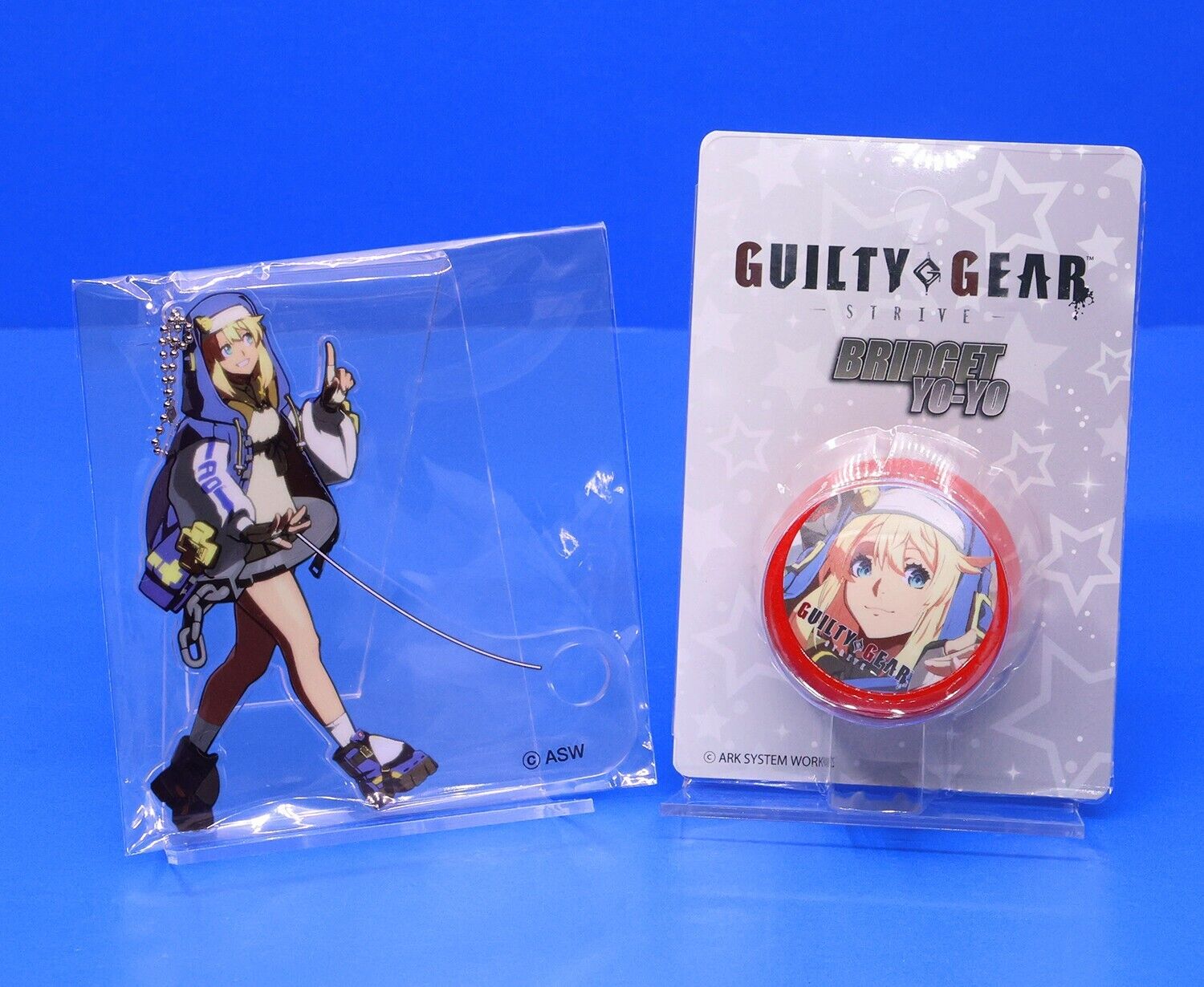 Official Guilty Gear Strive Bridget Yo-Yo + Acrylic Stand Figure Spingear B