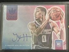 2020-21 Court Kings Fresh Paint Auto #9/25 Tyrese Haliburton RC
