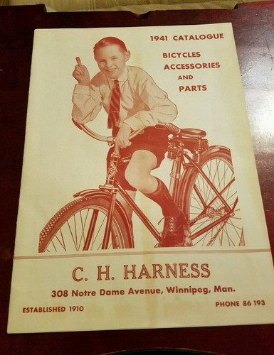 RARE Vintage Canadian 1941 C.C.M Bicycles & Accessories Catalog w/Envelope - Imagen 3 de 10