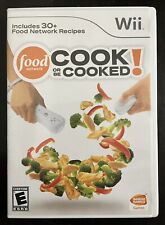 Food Network - Cook or Be Cooked (Nintendo Wii, 2009) w/ Manual Included