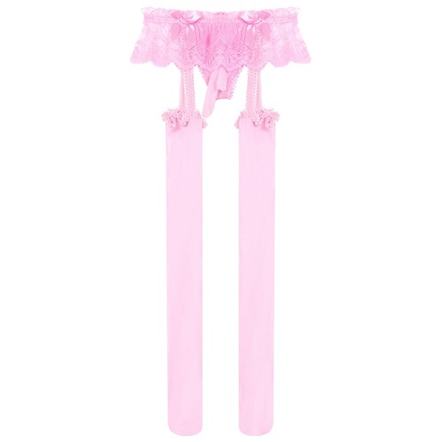 Collant homme résille transparent sans entrejambe sissy lingerie bas collants sous vêtement - Photo 84 sur 132