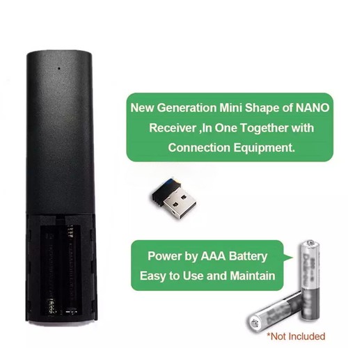 New Q5 For Android TV Box Wireless Mouse Voice Remote Control With USB Receiver - Picture 3 of 4