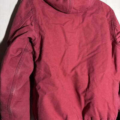 Carhartt Hooded Jacket Quilt Lined WJ130 624 Crabapple Pink