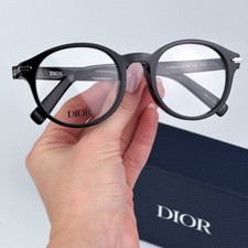 Dior Women Eyeglasses Black Demo Round DIORBLACKSUITO RI 1000 BRAND NEW