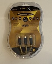 3 Ft-12Ft Premium 3 RCA RGB Component Video Cable M/M Gold Plated Connector HDTV