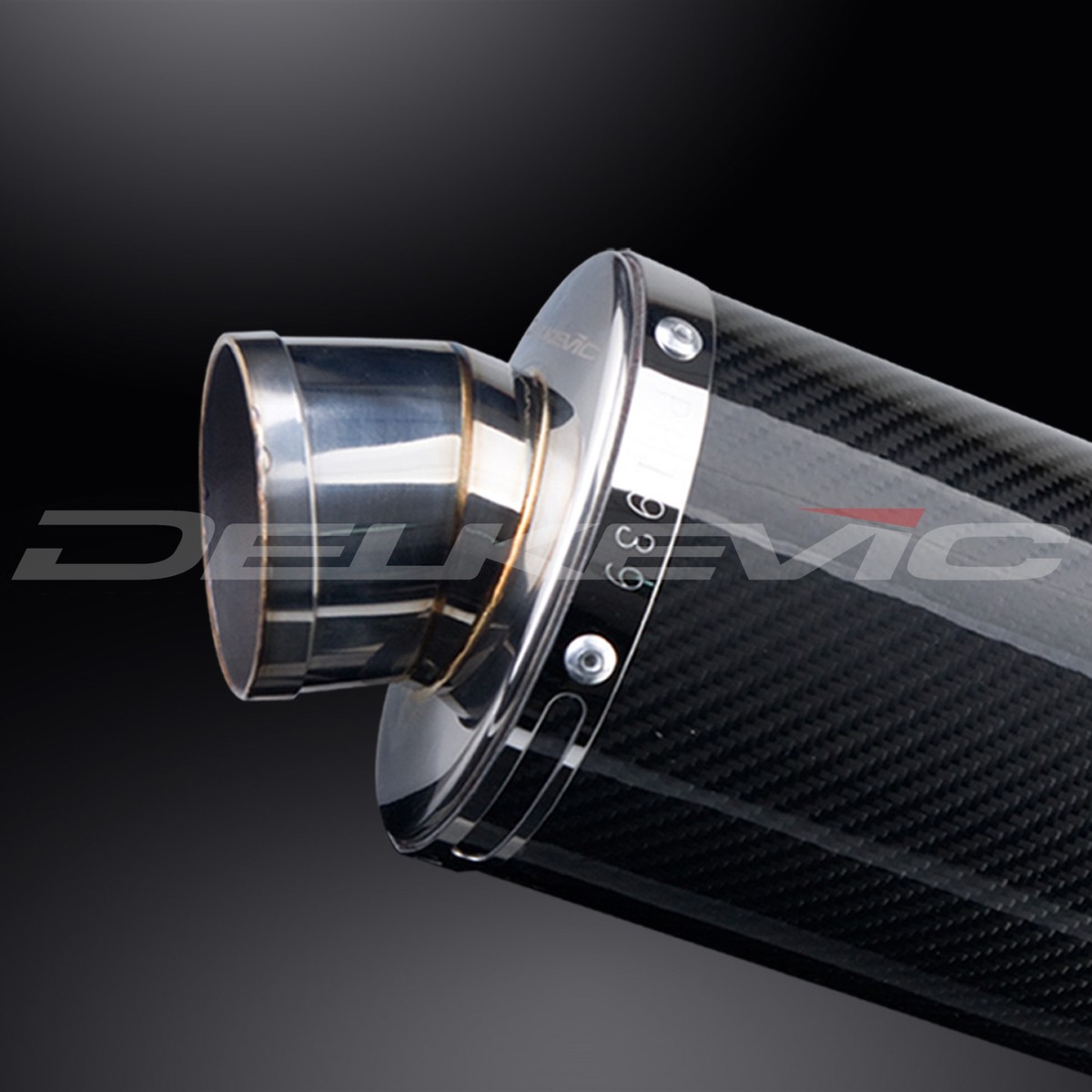 DS70 Carbon Silencer Muffler Exhaust Slip-on for Honda Suzuki