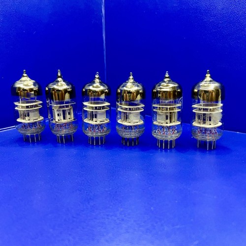 6n2p tube 6pcs ( ~ECC83 /~12AX7 / 6Н2П) Dual Triode Vacuum Tubes Silver Anode - 第 1/7 張圖片