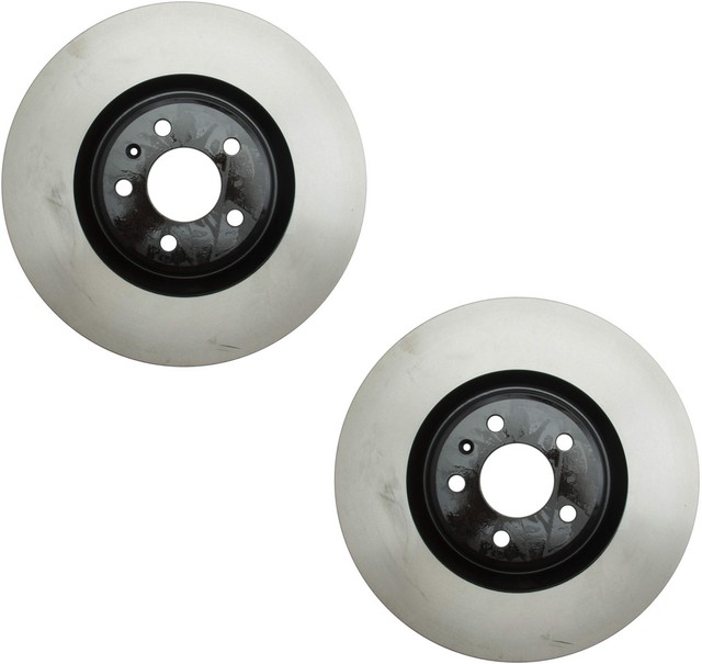 NEW For Audi A6 A7 A8 Quattro Set Pair of 2 Front Discs Brake Rotors