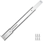 Lontan 1 Pcs Center Mount Drawer Slides Bottom Mount for Cabinet and Dresser 14