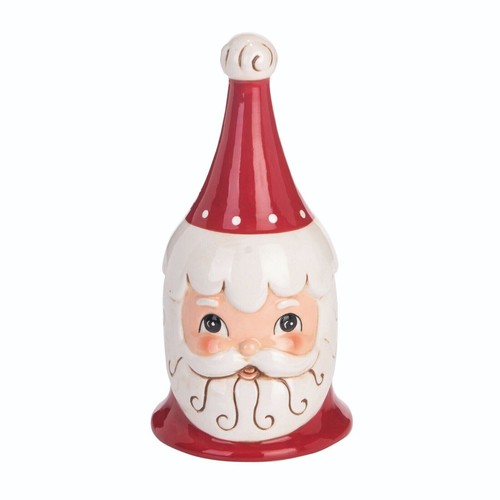 Johanna Parker BABBO NATALE CAMPANA Natale in ceramica nuova con scatola
