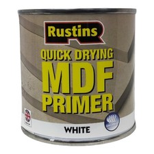 Rustins Quick Drying MDF Sealer White 250ml