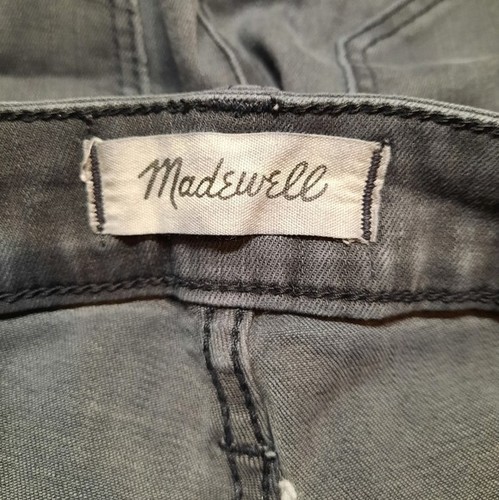 Madewell Curvy High Rise Skinny Jeans Black 25 - Picture 10 of 12