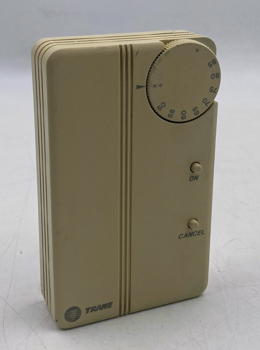 TRANE Zone Sensor Thermostat X13510606020, 50-85°F, Setpoint TRANE Zone Sensor Thermostat X13510606020, 50-85°F, Setpoint