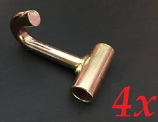 4x J Finger Hook for 2" Ratchet Strap Tie Down Race Car Hauler Trailer Wreck