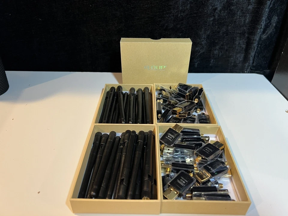 EDUP 600 Mbps Dual Band Wireless USB WIFI NETWORK ADAPTER with Antenna 802.11AC - Image 3 of 4