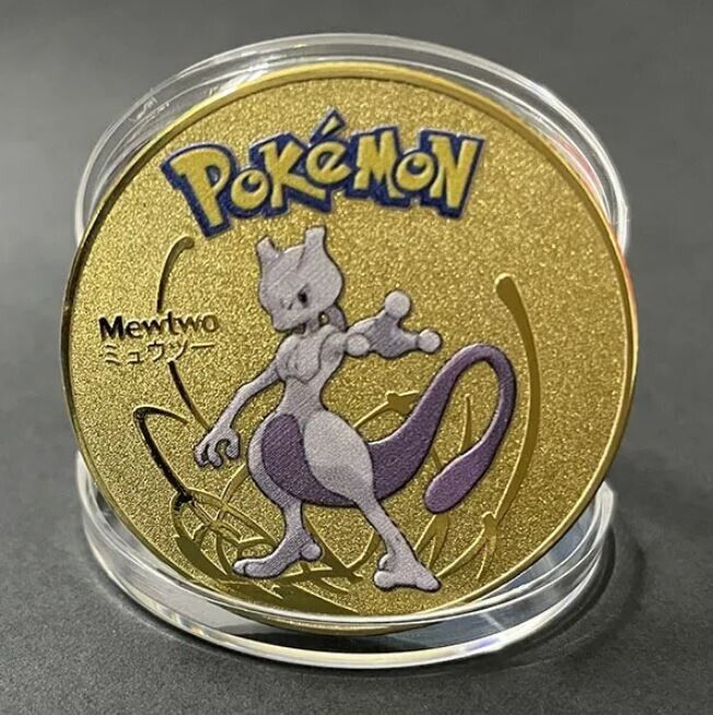 Full Set of 8 Pokemon Coins in Case (Coins in Capsules Full Set of 8 Pokemon Coins in Case (Coins in Capsules