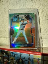 ⚾Cosmic Haze! Cavan Biggio 2021 Prizm Baseball #155 Toronto Blue Jays Green MLB
