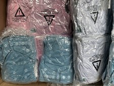 3pk Baby to toddler Reusable Nappies Adjustable Diaper Washable real nappies