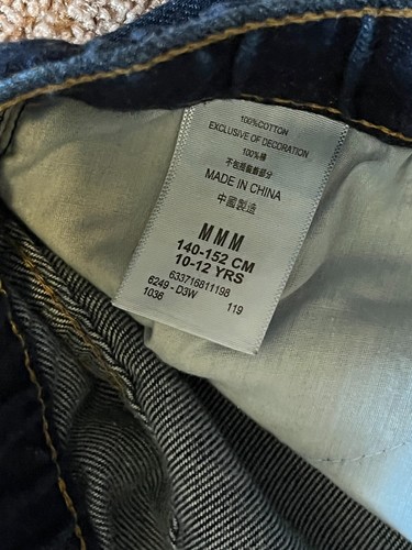 Levi's Boys' Jogger Jeans Elastic Waist w/Drawstring Size M 10-12 years Dark - Picture 4 of 7