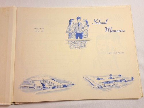 Vintage Midcentury School Days Memories Autographs Book - USA -Blank Unused - Picture 2 of 11
