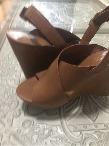 New Jessica Simpson Women Brown Wedges US 8.5 - Picture 3 of 9