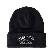 Yosemite National Park Embroidered Beanie Winter Hat