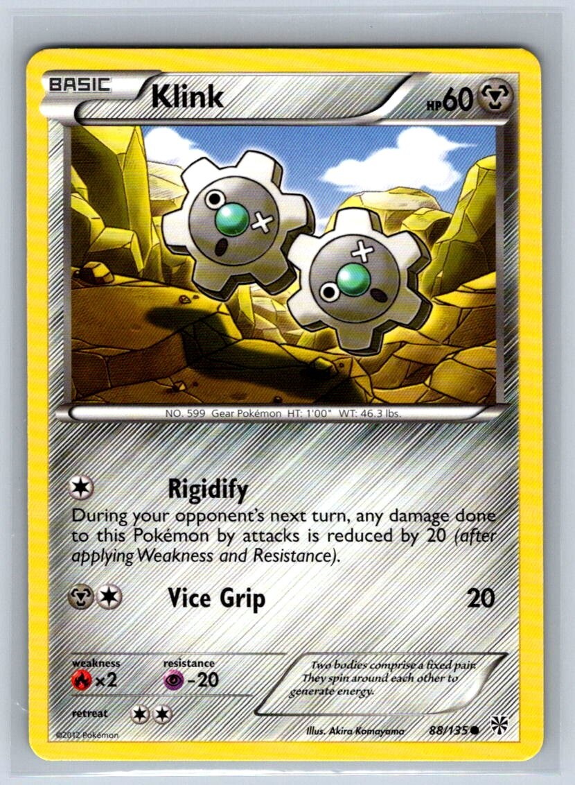 Pokemon Klink B&W Plasma Storm 88/135 NM