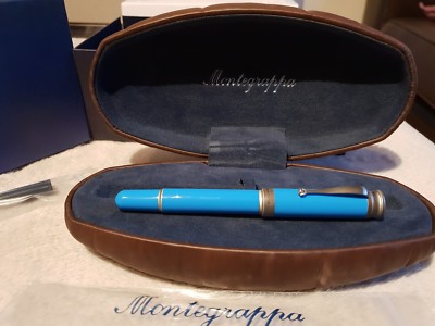 Montegrappa UFEA LIMITED EDITION Light Blue Fountain Pen F UK