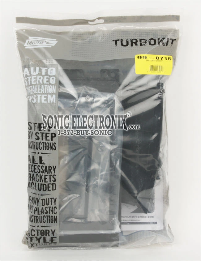 Kit de tablero de instalación DIN simple/doble Metra 99-8715 para Smart Fortwo 2008-10 Foto 3 de 3