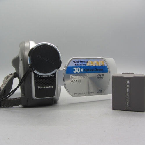 Panasonic VDR-D160EB Handheld Mini DVD Camcorder silber getestet