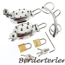 Brutal CBT Device Evil Shell Ball Stretcher and Ball Crusher Spiked Ball Torture