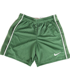 NWT NIKE 519548 342 Green & White LACROSSE SHORTS Girl's Size SMALL S1E1