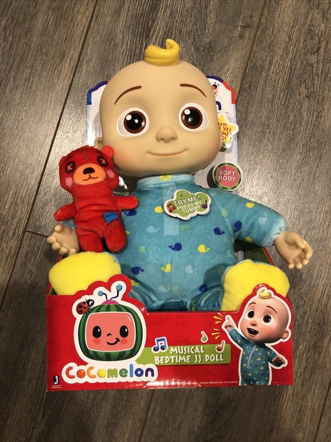 Cocomelon Musical Bedtime JJ Doll with Plush Tummy and Roto Head for sale online | eBay