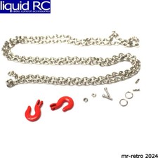 Racers Edge 3410 1:10 Scaler Tow Hooks and Chain Set