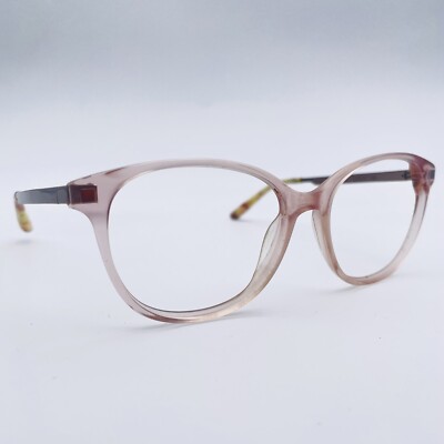 OSIRIS Brille PINK TRANSPARENT ECKIG Brillengestell MOD: ABGERIEBEN