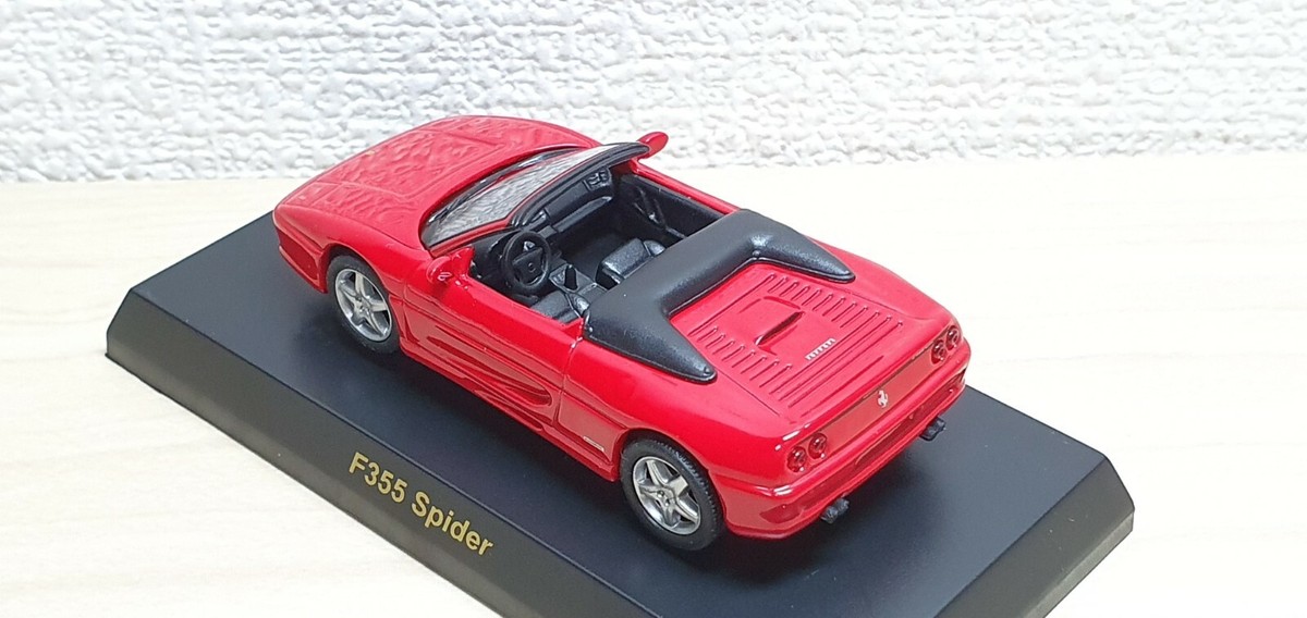 Kyosho 1/64 FERRARI F355 SPIDER RED diecast car model | eBay
