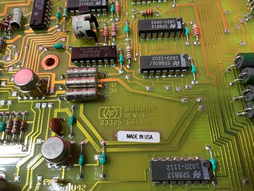 HP 3325B Synthesizer Function Generator Board 03325-66514 REV C 88809F - Picture 4 of 5