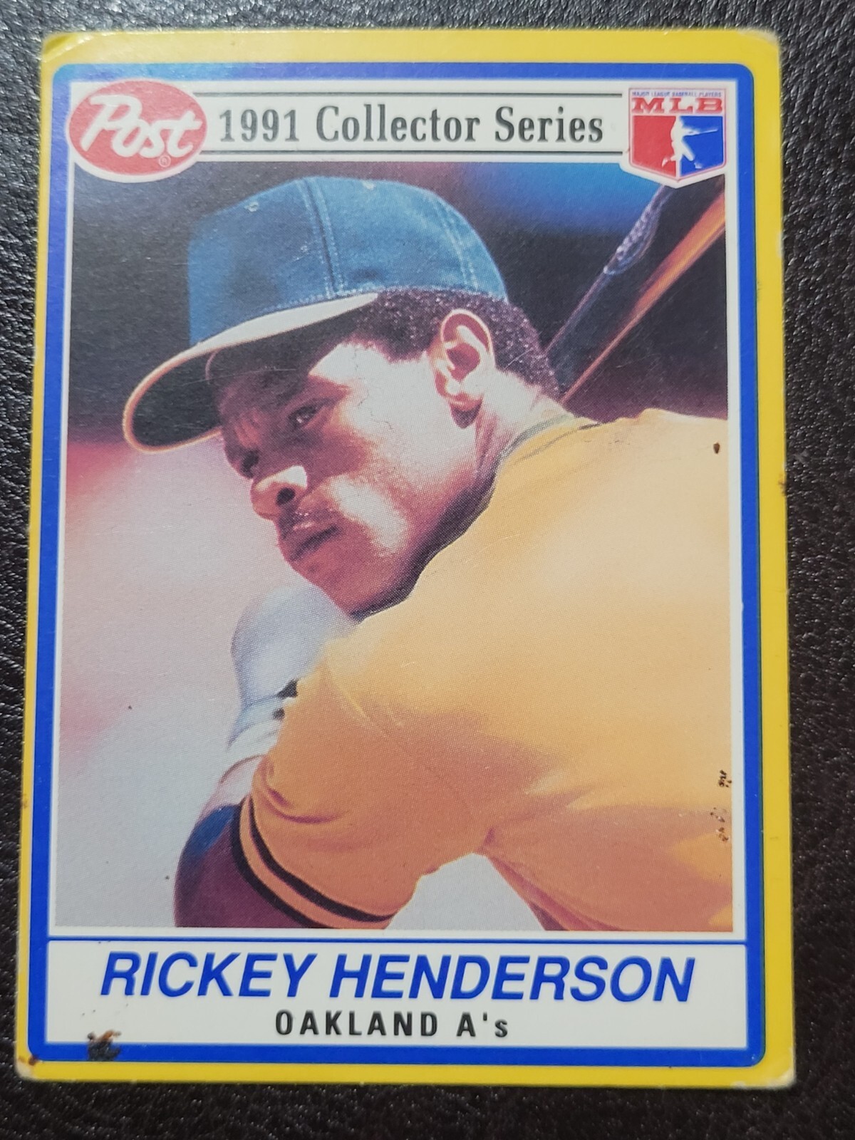 1991 Post Baseball Card Ricky Henderson # 27 | eBay