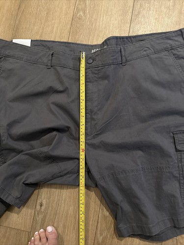 IZOD Saltwater Men's Big & Tall Beach House Cargo Shorts Iron Gate 52 X 10.5” - Picture 7 of 9