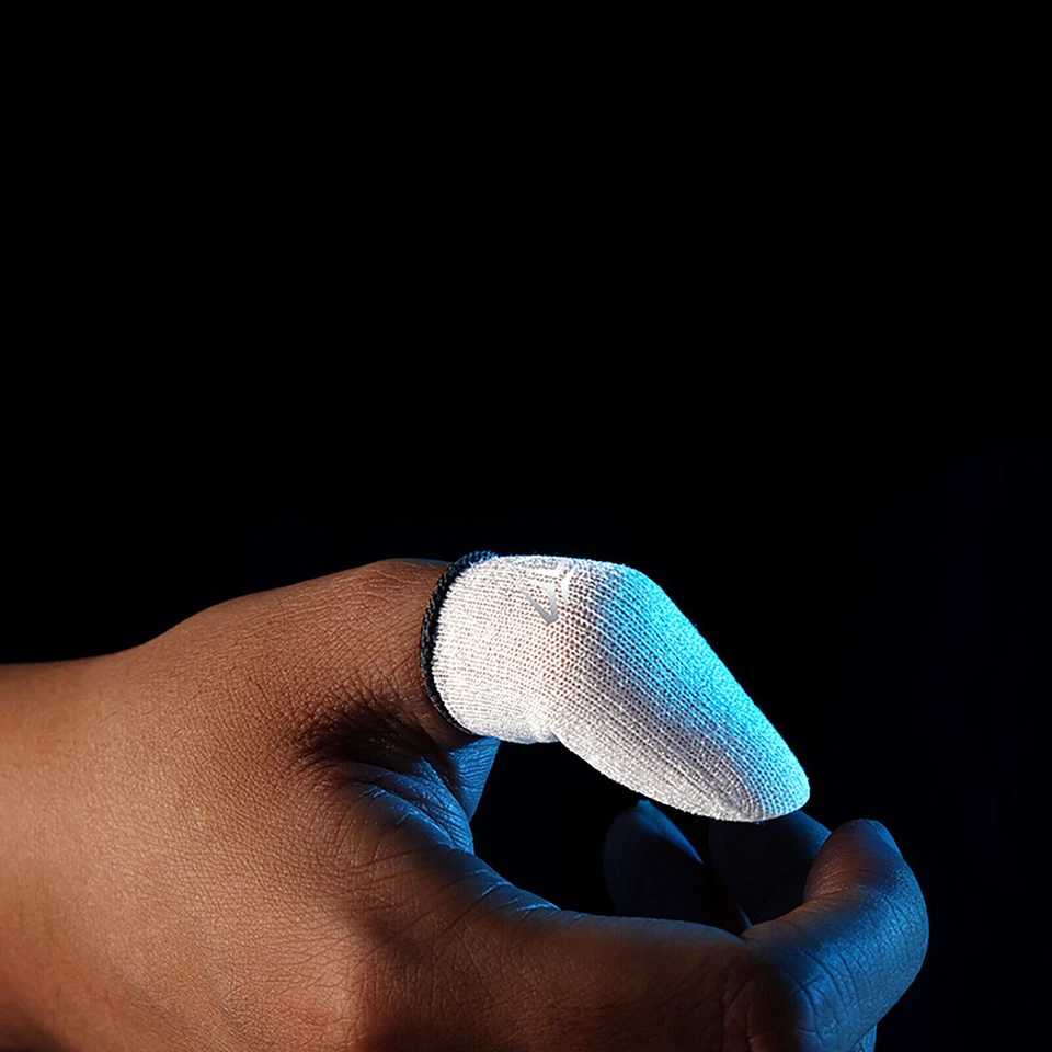 Phone Gaming Finger Sleeves Gamer Thumb Sleeve PUBG Game Hand Controller Gloves - Image 4 of 4