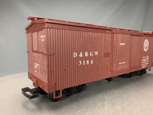 Trenes escala G EE. UU. D&RGW vagón de caja lateral de madera #3184 G04298 LZ | Zustand: Used