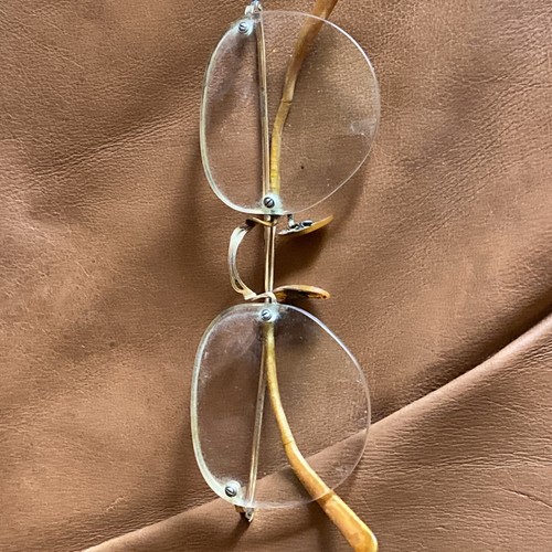 Antique Bi-focal Glasses B&L 1/10 12k GF Wire Rim With Case And Lenses wipe MD - Picture 7 of 14