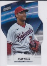 JUAN SOTO Die-Cut TSC RARE Baseball Triumvirates Card 2022 Topps Stadium Club
