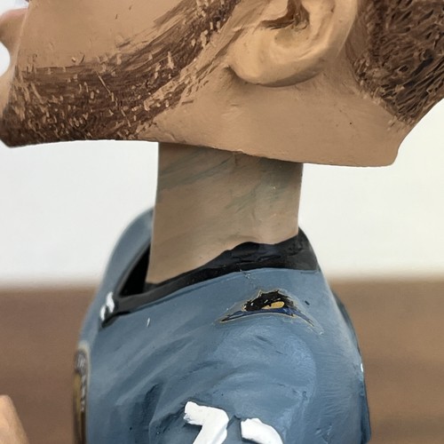 Jet Greaves 2025 Cleveland Monsters Hockey Goalie #73 Bobblehead Blue Jackets - Picture 10 of 20
