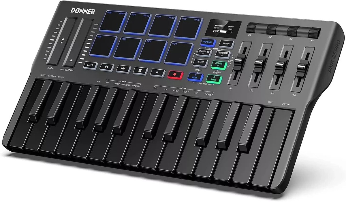 MIDIキーボード SPACLINE DMK-25 mini Donner Professional Mini DMK25 | 25 Key USB MIDI Keyboard