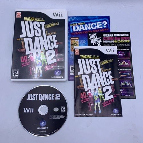 Just Dance 2 (Nintendo Wii, 2010) CIB Complete Refurbished - Very Good